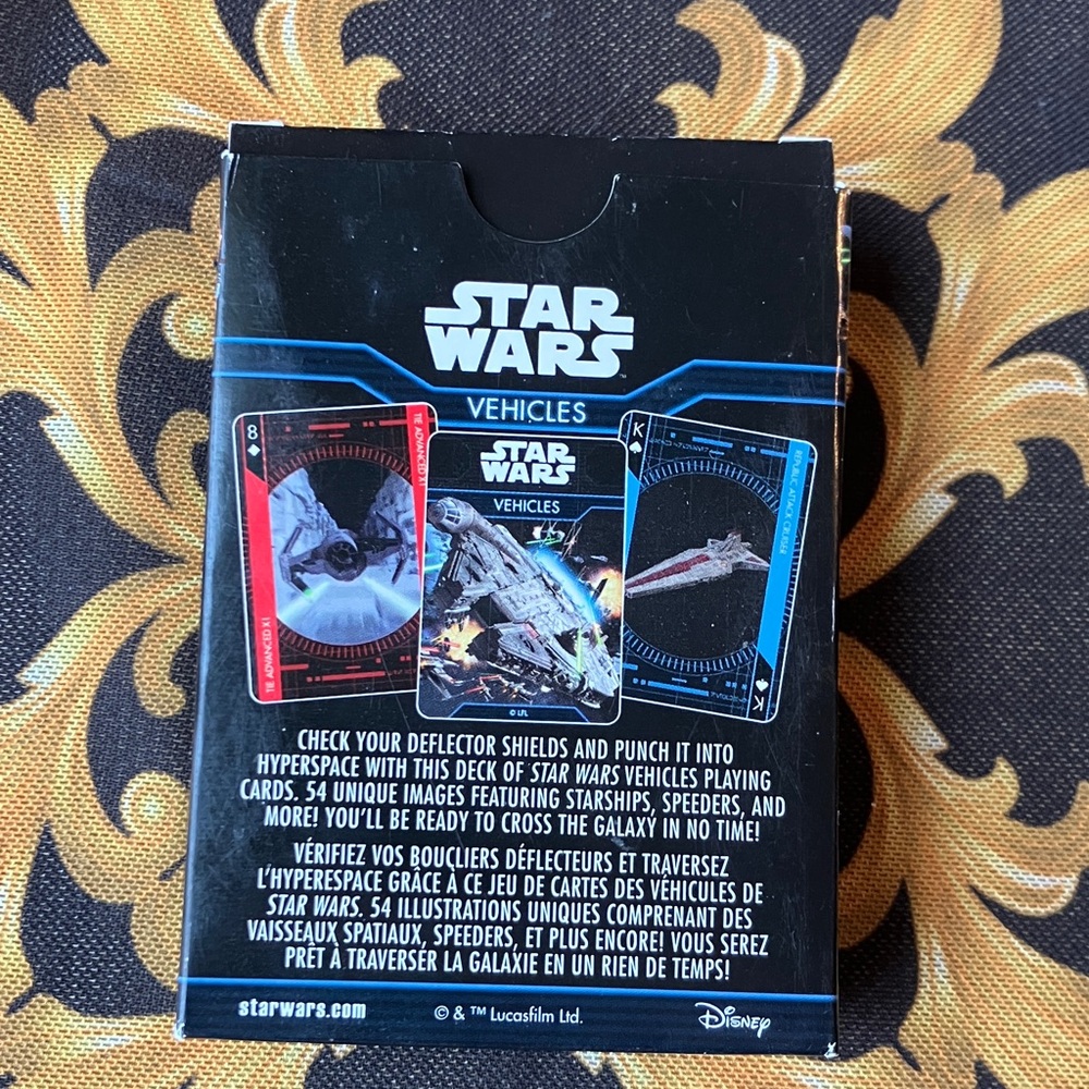 Star Wars Vehicles Collectible Playing Cards - VEHICLES - Picture 2 of 7